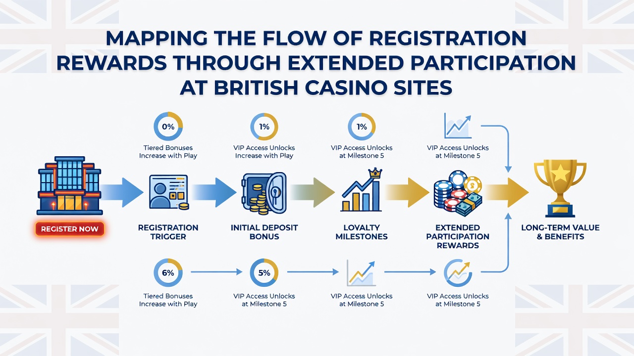 Flowchart of reward pathways from signup incentives to sustained engagement cycles